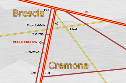 Cartina di Verolanuova